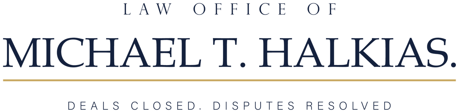 Michael T. Halkias. Logo-01